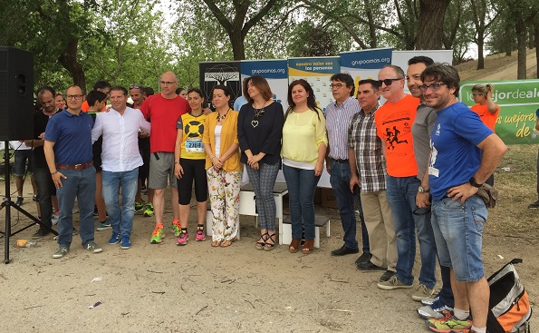 Políticos y empresas de Alcorcón y Leganés han apoyado la IX Carrera por la Inclusión. Foto: Fundación AMÁS.