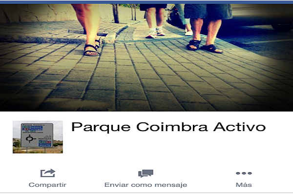 Página Parque Coimbra Activo en Facebook. Foto: Fundación AMÁS.