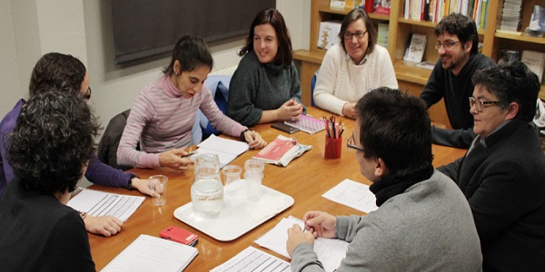 Grupo de trabajo en Lectura Fácil. Foto: Plena Inclusión Madrid.