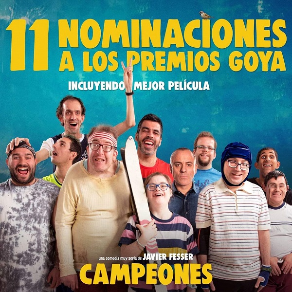 La película "Campeones" acude a los Premios Goya con once nominaciones: