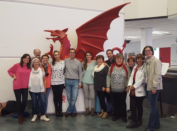 Delegación de Plena Inclusión en Gales. Foto: Fundación AMÁS.