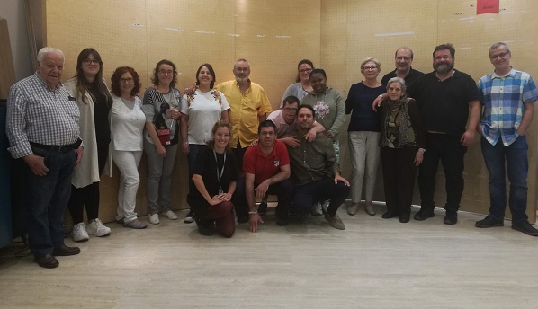 Grupo de comprensión del programa "Museo Fácil". Foto: Fundación AMÁS.