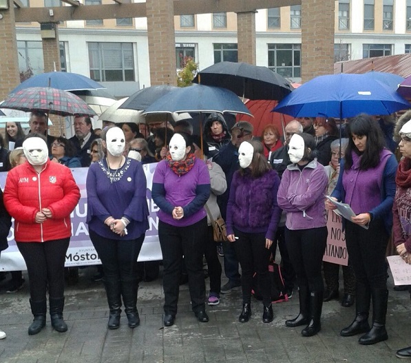 Manifestación contra la violencia machista. Foto: Fundación AMÁS.